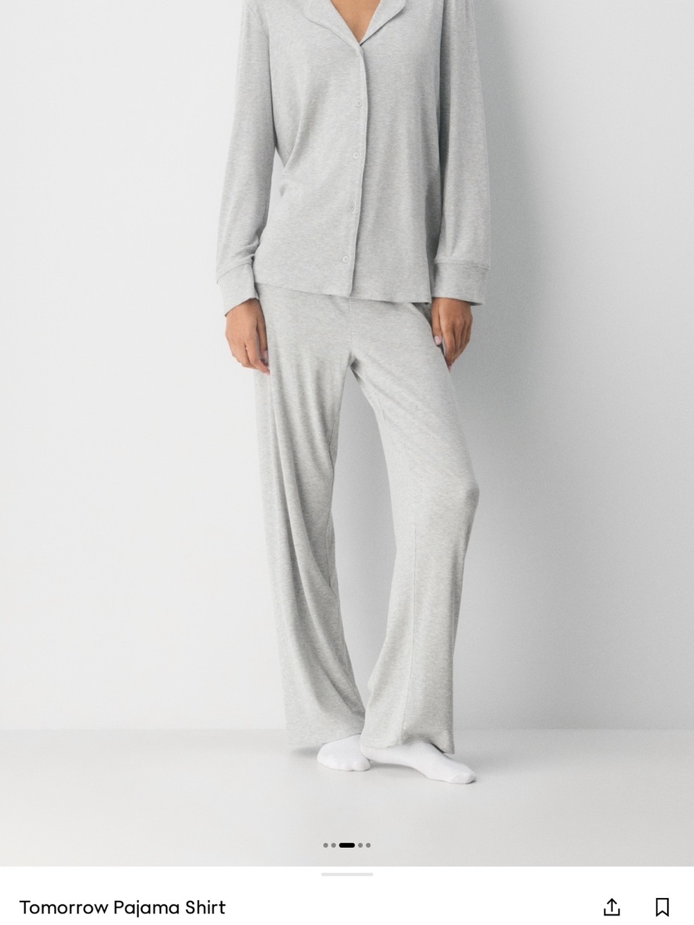 Aritzia tomorrow pajama set